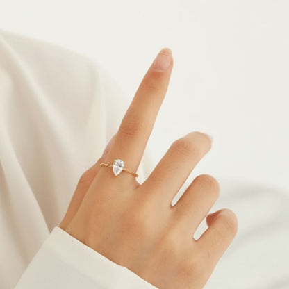 💎✨ Justerbar Glittrande Ring