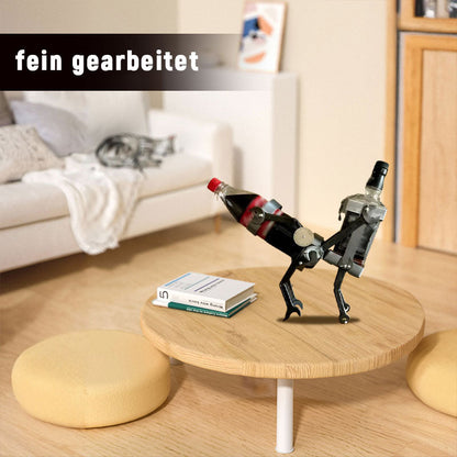 Vinställ med dödskalle och korslagda ben