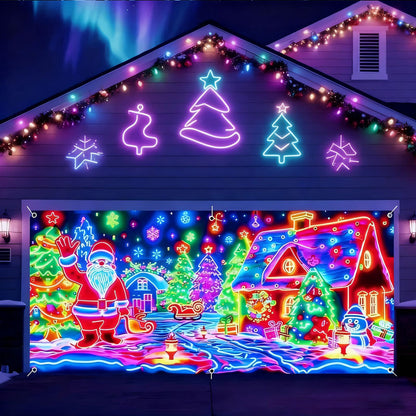 🔥UV-fluorescerande julbanner – Den perfekta bakgrunden för din julfest!🎄-🏆 Tidsbegränsat erbjudande ⚡💥