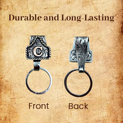 Nyckelring med vintagebokstäver