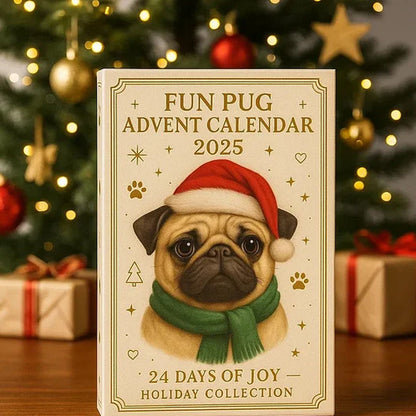 🐾🎄 Rolig mops-adventskalender 2025