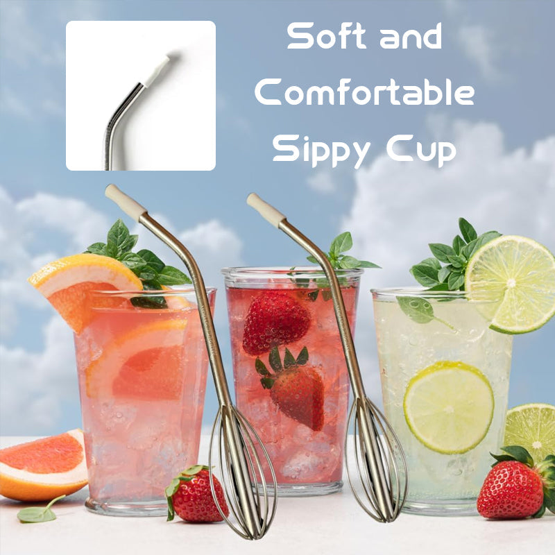 🍹 [2-i-1-innovation] Vispsugrör | Smutta, rör om och njut av varje droppe! ✨