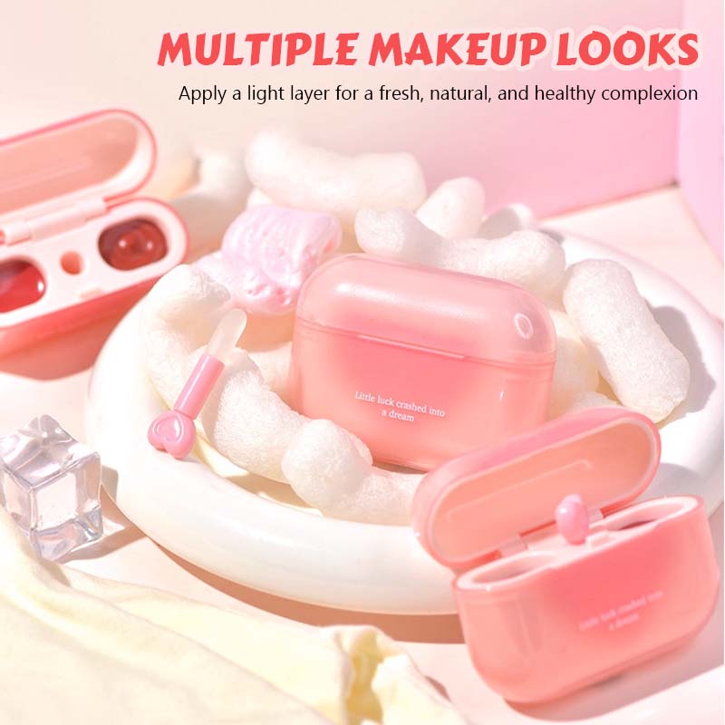 💖 Dubbel Läppglans & Kräm – Hjärtklappande Sötma 💋