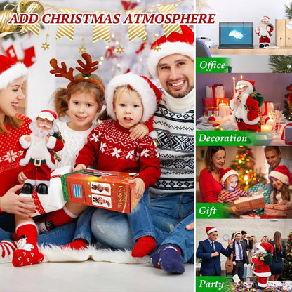 Elektrisk höftskakande jultomte-🔥Sista dagen 49 % RABATT