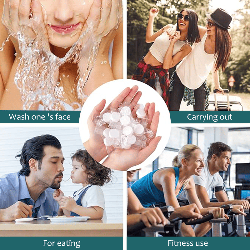 🔥✨Komprimerade handdukstabletter – 142 % högkvalitativ ren bomull