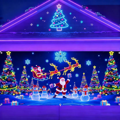 🔥UV-fluorescerande julbanner – Den perfekta bakgrunden för din julfest!🎄-🏆 Tidsbegränsat erbjudande ⚡💥