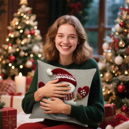 ☕✨Julig söt tecknad kudde🎄