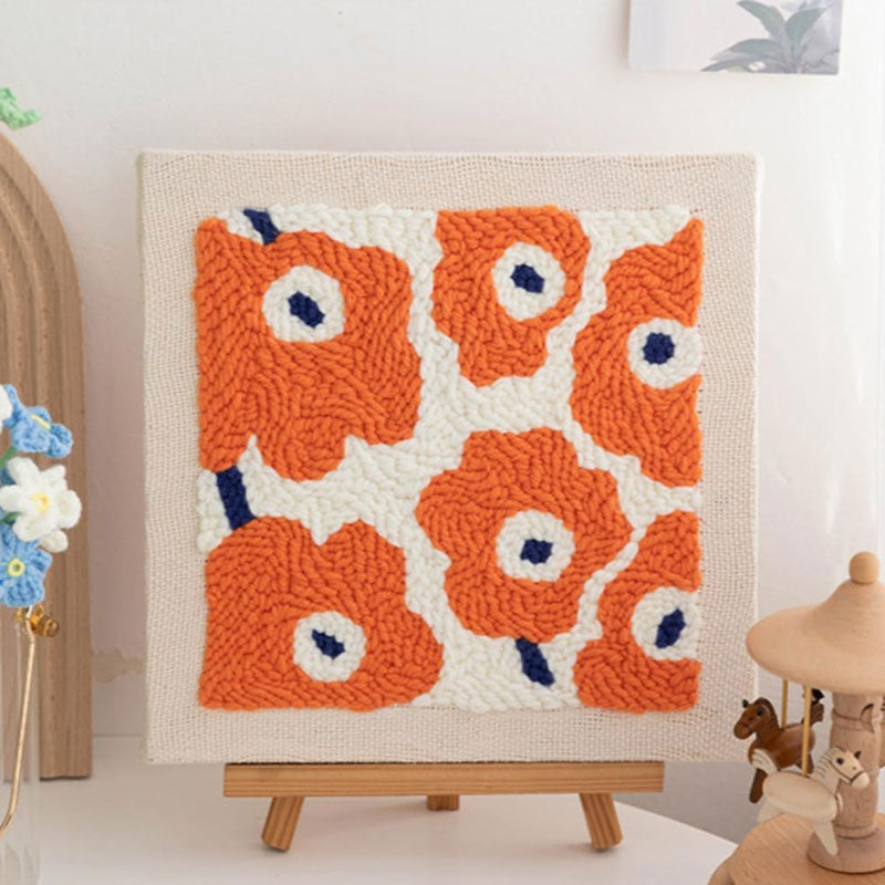 DIY stämplat broderi fotoram broderimaterialkit🧵