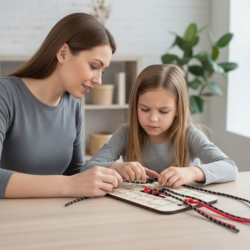 🪢 [Mästra repkonsten] Träknutträningsbräda🌲✨