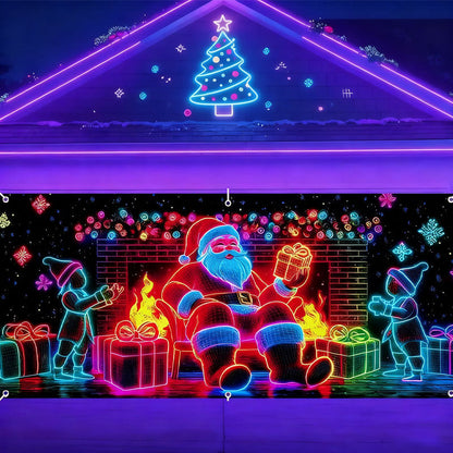 🔥UV-fluorescerande julbanner – Den perfekta bakgrunden för din julfest!🎄-🏆 Tidsbegränsat erbjudande ⚡💥