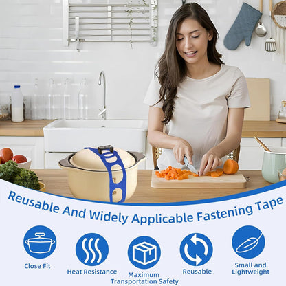 Universell silikonlockhållare – Säker hållare för lock till kastruller och stekpannor