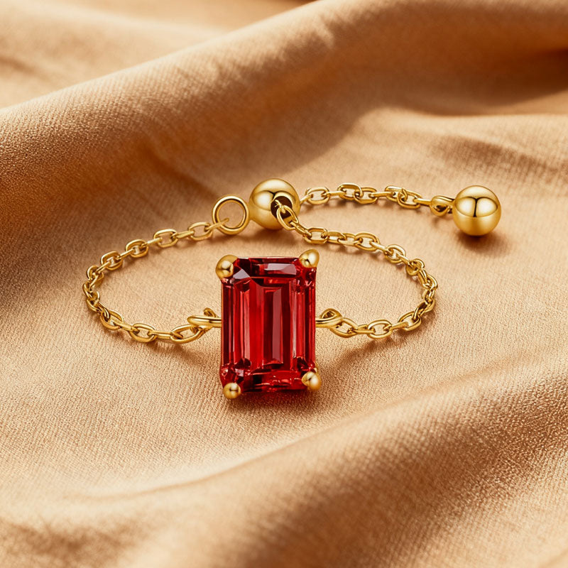 💎✨ Justerbar Glittrande Ring