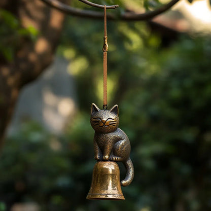 🔥Handgjord retro kattvindklocka/🔥Handgjord Retro Cat Wind Chime
