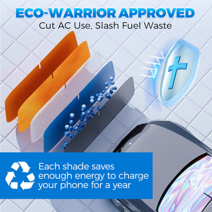 🌞🌈Laser Car Windshield Sunshade