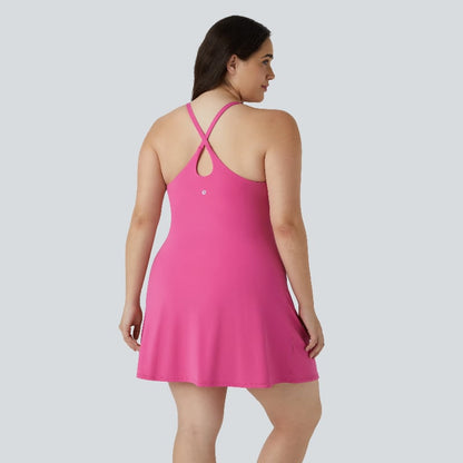 🔥Den ultimata rygglösa sportklänningen - designad för träning och enkla toalettbesök