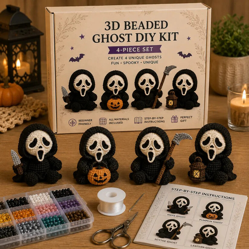🔥Dernier jour : 50 % de réduction 💀 Kit de bricolage « Squelette en perles 3D »