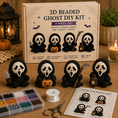 🔥Dernier jour : 50 % de réduction 💀 Kit de bricolage « Squelette en perles 3D »