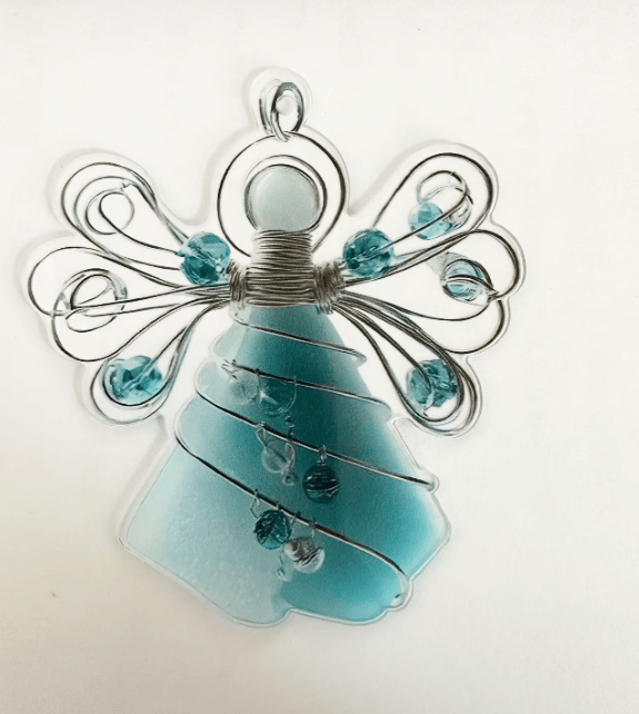 🌊Handgjord ängelprydnad