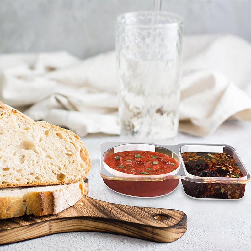 Kryddbehållare med två fack