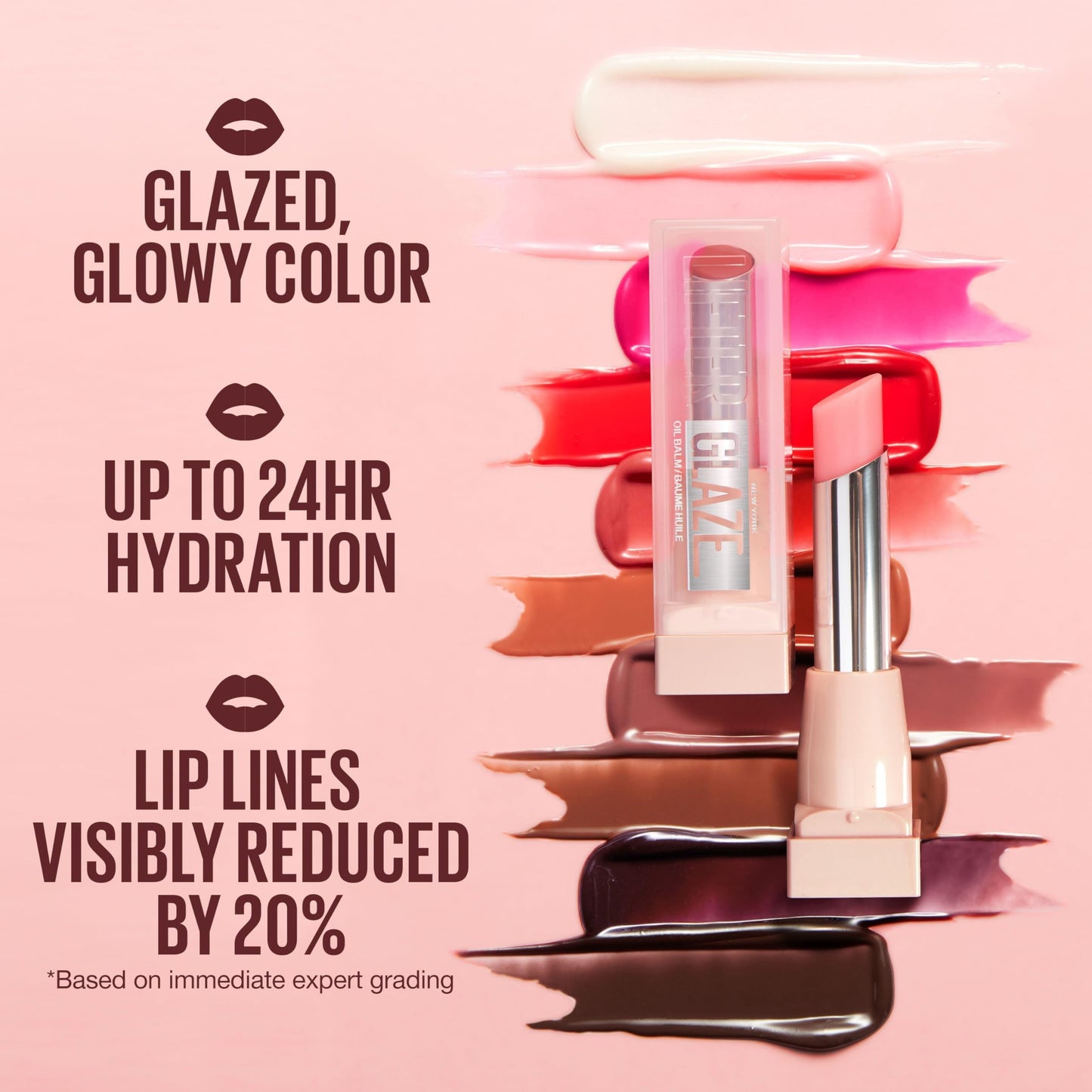 💄Hydrating Glaze Lip Balm - kladdfri glans med hyaluronsyra