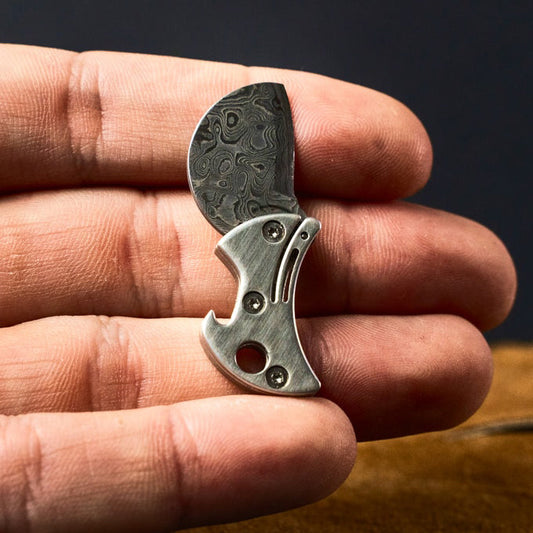 Mini titanium compacte flesopener en EDC-snijder