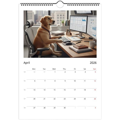 🎁Golden Retriever hund Kalender 2026 - Dagliga aktiviteter
