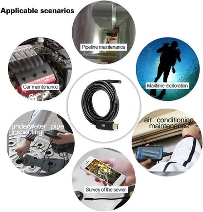3-in-1 endoscoop (Type-C, USB, Micro USB)