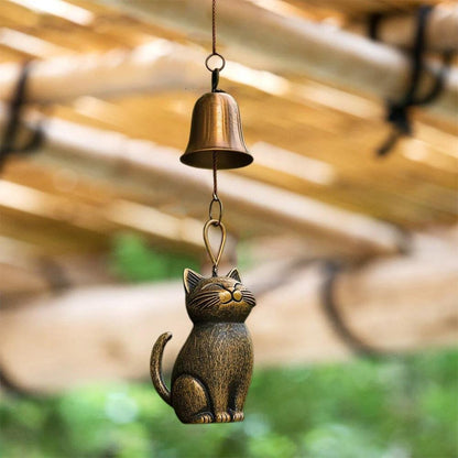 🔥Handgjord retro kattvindklocka/🔥Handgjord Retro Cat Wind Chime