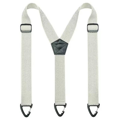 👔 Bretelles pour homme à dos en X avec crochets robustes – Larges, réglables et résistantes, pour le travail et les tenues décontractées 🎩