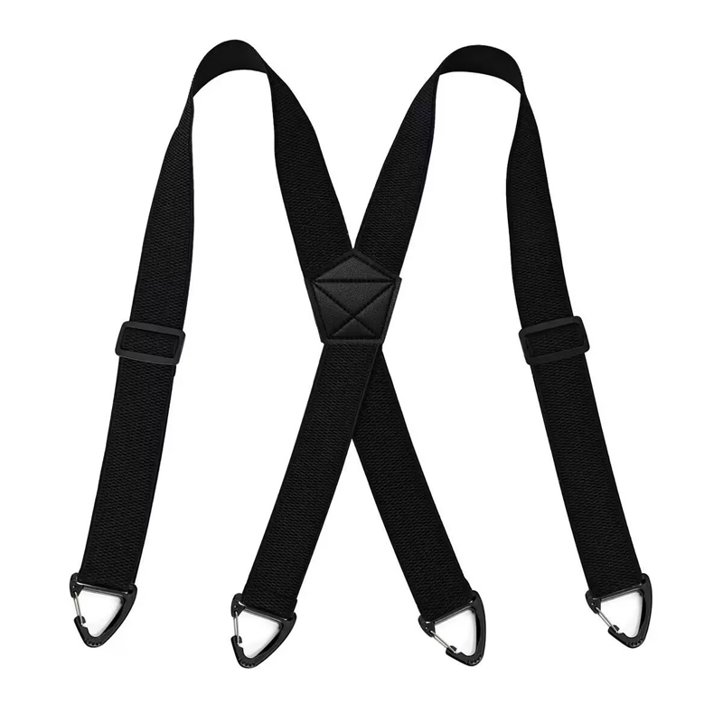 👔 Bretelles pour homme à dos en X avec crochets robustes – Larges, réglables et résistantes, pour le travail et les tenues décontractées 🎩