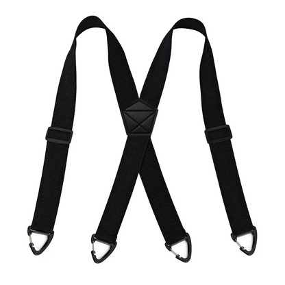 👔 Bretelles pour homme à dos en X avec crochets robustes – Larges, réglables et résistantes, pour le travail et les tenues décontractées 🎩